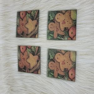 Gingerbread Coasters